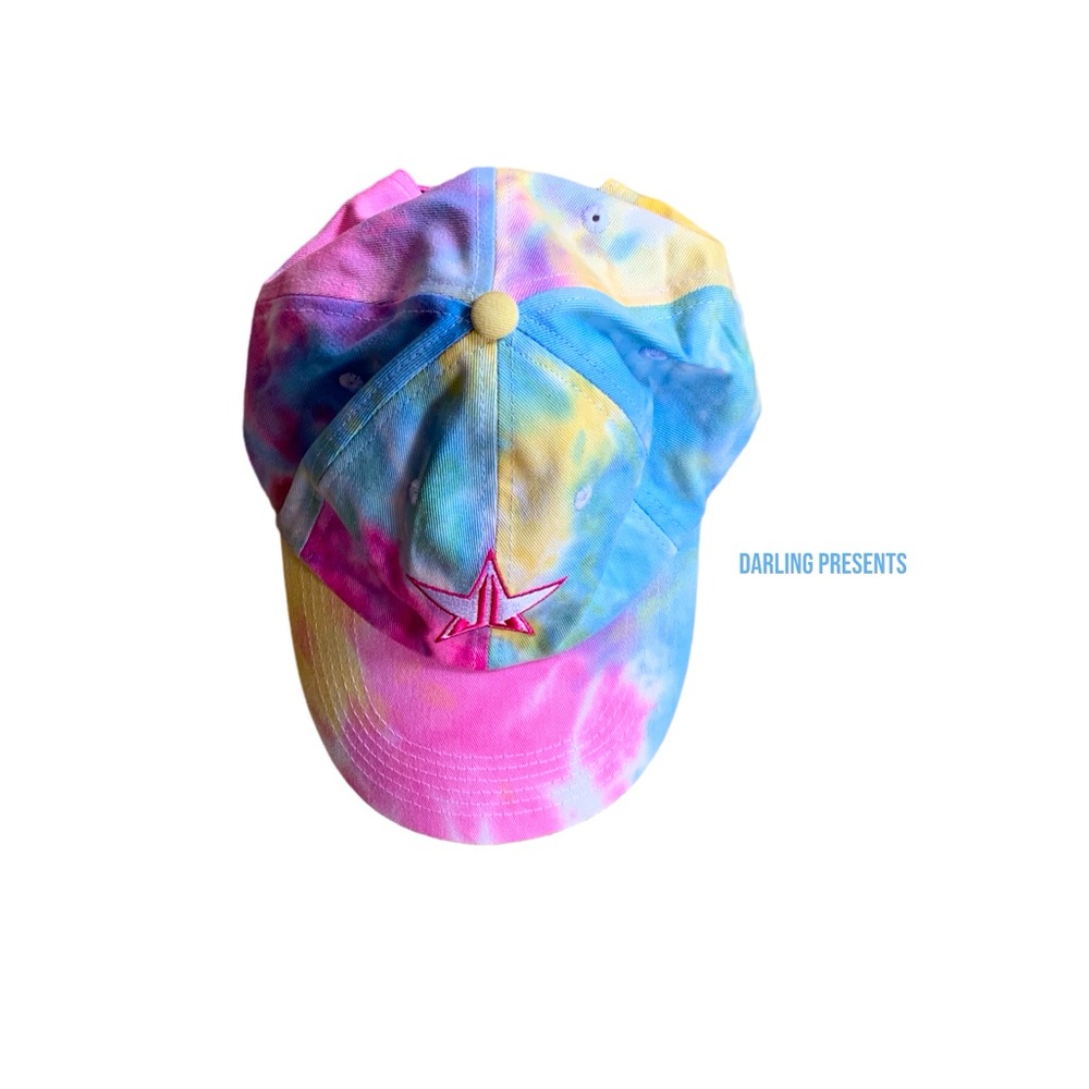 Jeffree Star Tie Dye Rainbow Snap Back Cap Unisex Color Rainbow